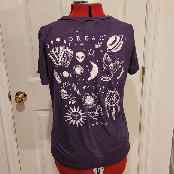 Dirtee Laundry Alien Dream Polyester TShirt Purple - Picture 2 of 3